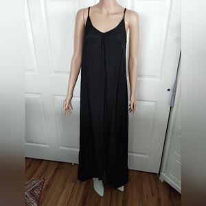 Pink Stich Black Maxi Dress 2
